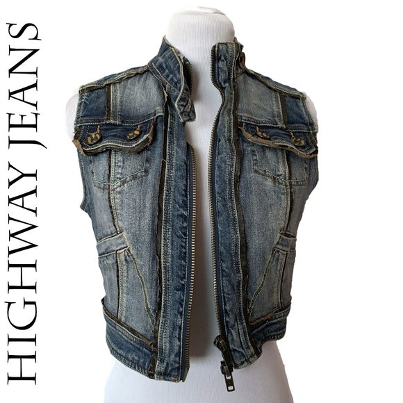 Highway Jeans Jackets & Blazers - ♥ Highway Jeans Denim Vest